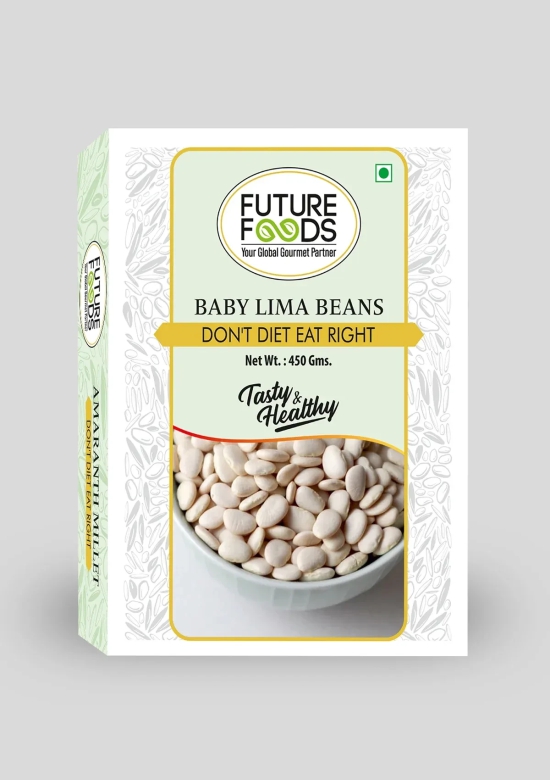 Future Foods Baby Lima Beans Pack of 1 (450 gram)