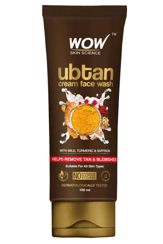 Ubtan Cream Face Wash - For Tan Removal And Glowing Skin - For Women & Men