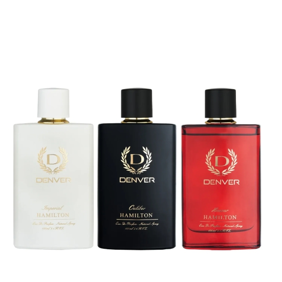 Combo of Imperial + Caliber + Honour Perfume 100ml (Pack of 3)