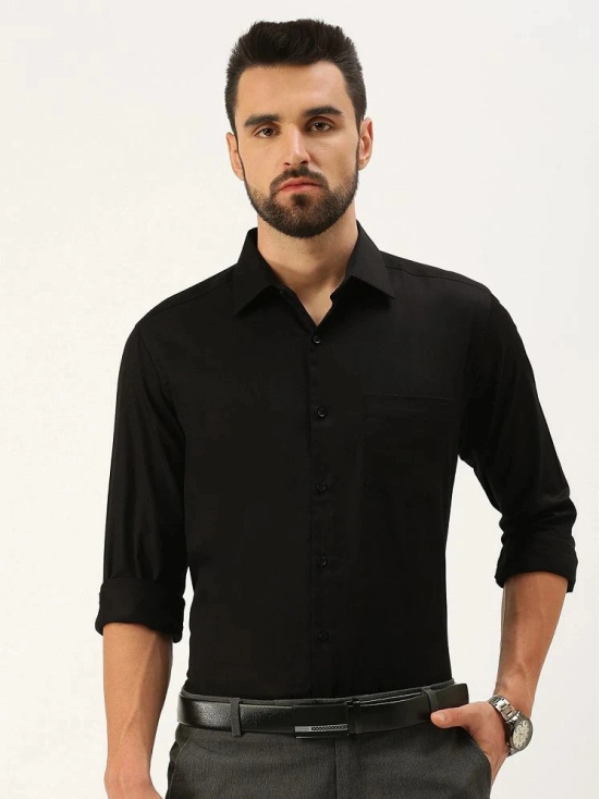 IVOC - Black 100% Cotton Regular Fit Mens Casual Shirt ( Pack of 1 ) - None