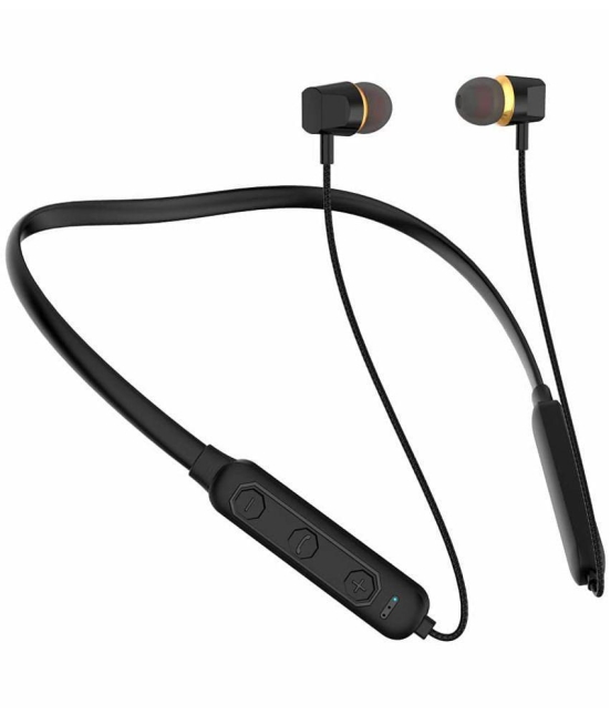 VEhop 30Hr Play with Mic In Ear Bluetooth Neckband 18 Hours Playback IPX4(Splash & Sweat Proof) Fast charging,Powerfull bass -Bluetooth V 5.0 Assorted