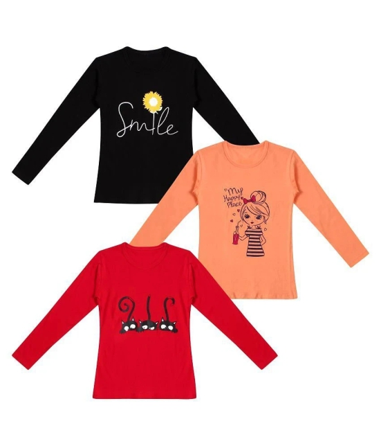 Diaz Girls 100% Cotton T-Shirts ( Multi ) - None