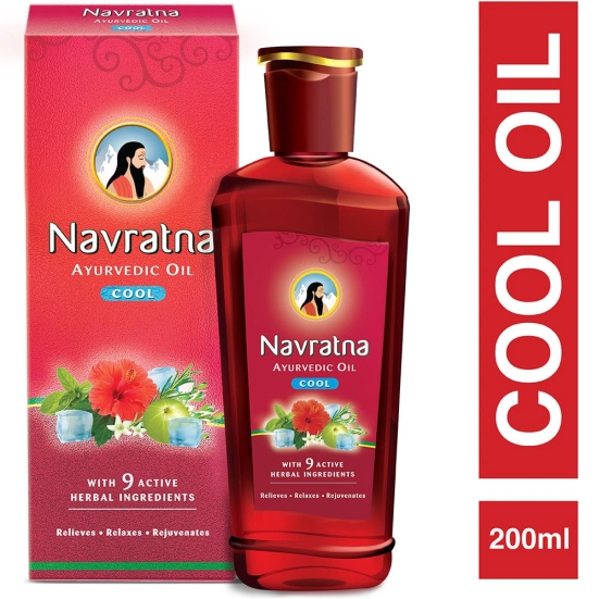 Navratna Ayurvedic Cool Hair Oil 200 Ml