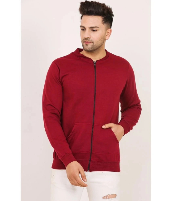 Leotude - Maroon Fleece Regular Fit Mens Casual Jacket ( Pack of 1 ) - None