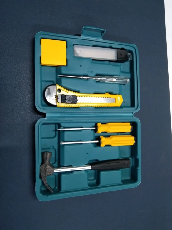 Household Tool Kit on Multifunction Hardware Kit Set