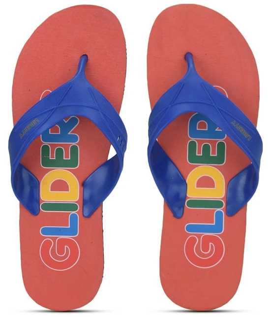 Liberty - Blue Mens Thong Flip Flop - None