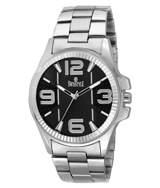 Swisstyle SS-GR626-BLK-CH Metal Analog Mens Watch