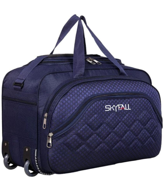 SKYFALL - Blue Nylon Duffle Trolley - Onesize