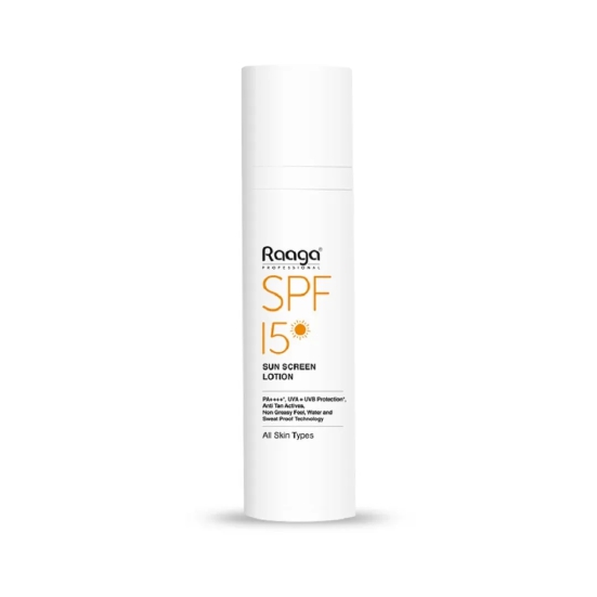 Raaga Professional Sunscreen Lotion SPF 15, 55ml