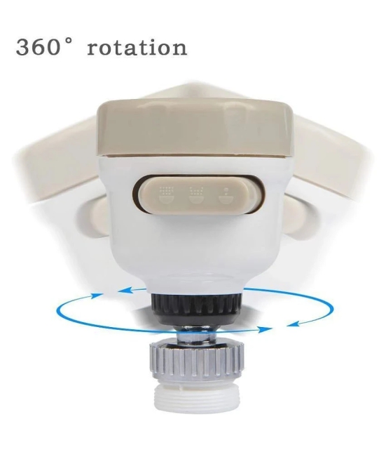 Maximize 360 Degree Rotating ABS Silicone and Stainless Steel Sprinkler Faucet