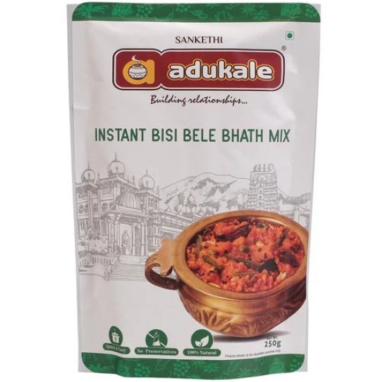 Adukale Instant Bisi Bele Bhath Mix, 250 Gm