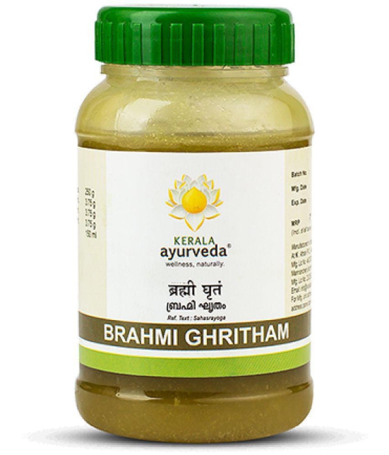 Kerala Ayurveda Brahmi Ghritham 150ml, Herbal Ghee, Improves Concentration & Recall,Boosts Mental Sharpness & Cognitive Processing