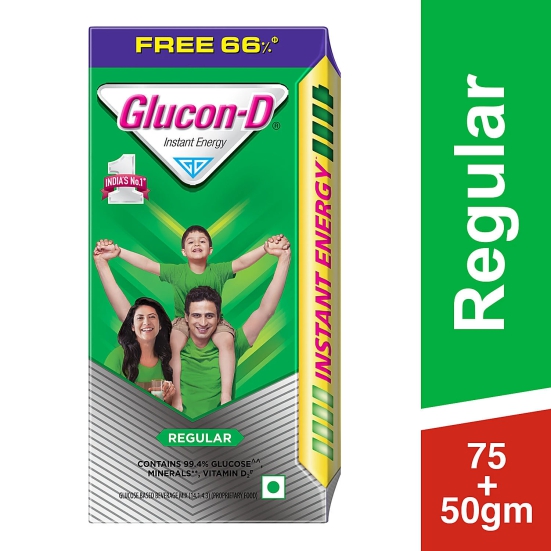 Glucon-D Instant Energy Health Drink - Regular, 75 G