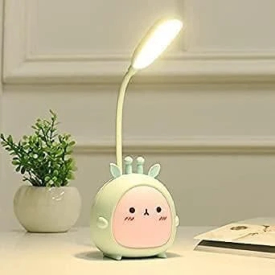 Uttamrobotics LED Cute Kids Desk Cartoon Lamp Rechargeable