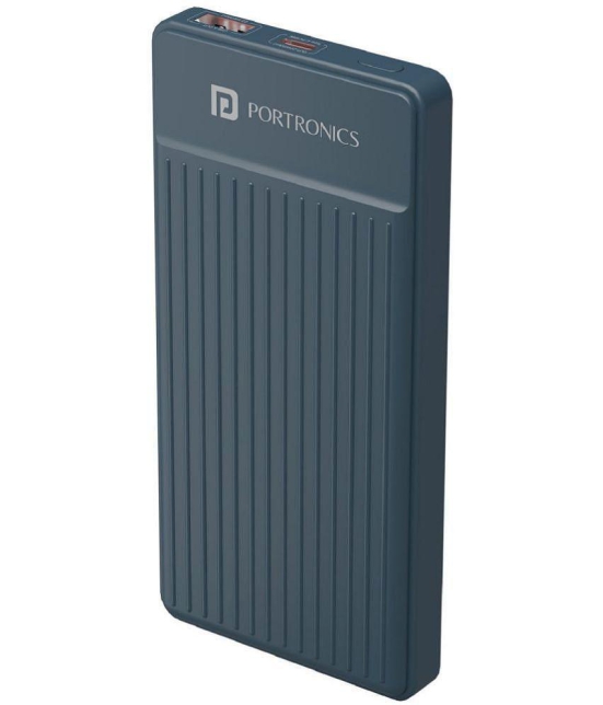 Portronics 10000 -mAh 22.5W Li-Polymer Power Bank - Blue