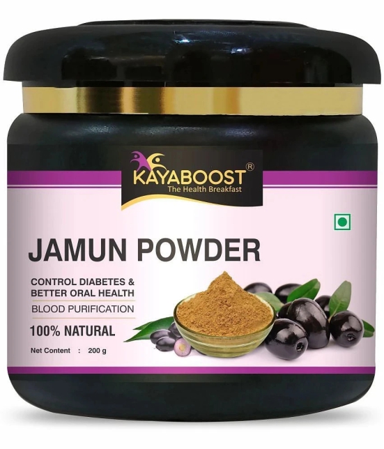 KAYABOOST Jamun Seed Powder for Diabetes (200 g)