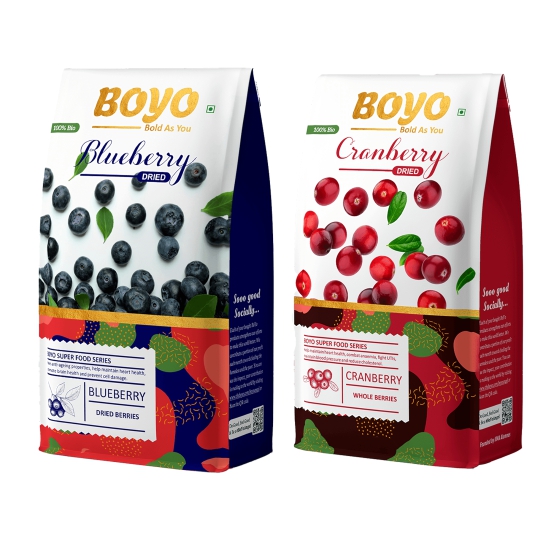 Blueberry and Cranberry Combo 150g + 200g