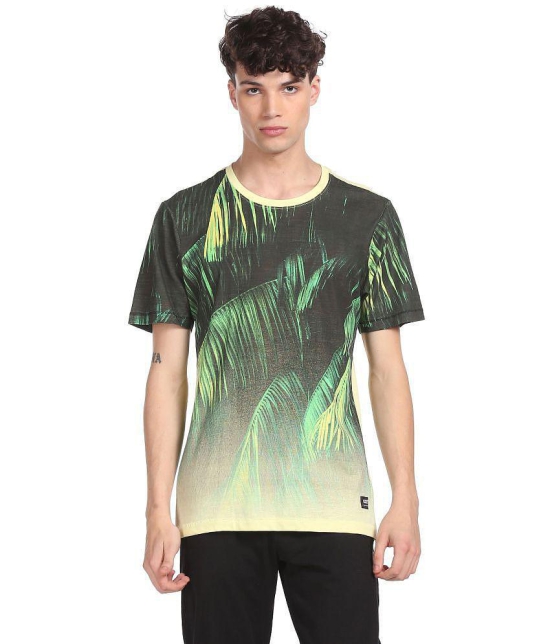 Colt - Cotton Blend Regular Fit Green Men's T-Shirt ( Pack of 1 ) - None