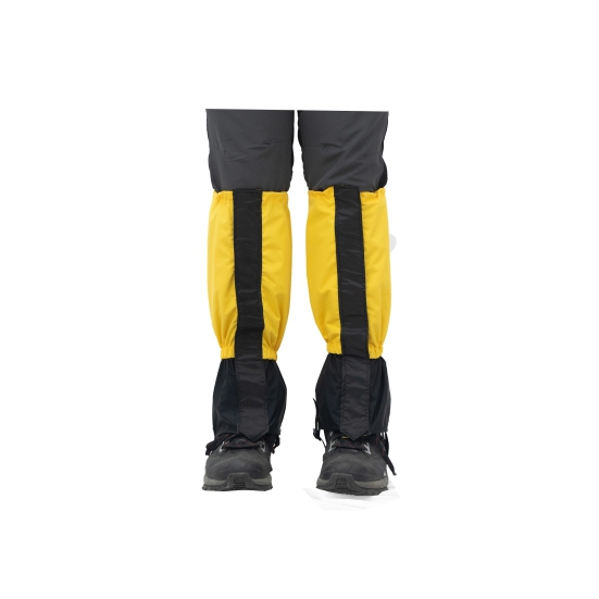 Kaza Shoe Gaiters: Waterproof and Breathable Gaiters for Hiking and Backpacking to Keep Your Feet Dry and Protected (Colour - Yellow) by Total Sporting And Fitness Solutions Pvt Ltd