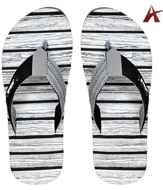 Altek - Gray Mens Thong Flip Flop - None