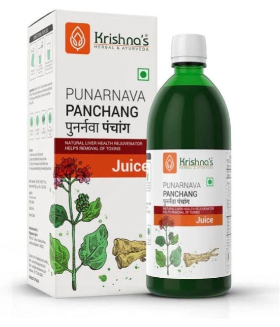 Krishnas Herbal & Ayurveda Punarnava Panchang Juice - 500 Ml