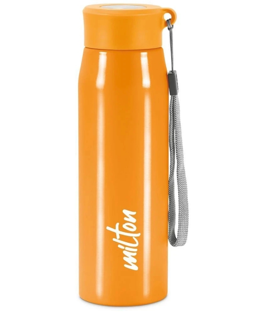 Milton Handy 650 Stainless Steel Water Bottle(690 ml) Orange - Orange