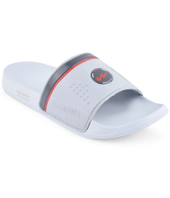 Campus - Dark Grey Mens Slide Flip Flop - None