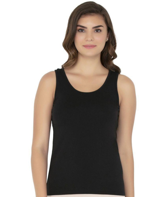 Amante Cotton Tanks - Black Single - L