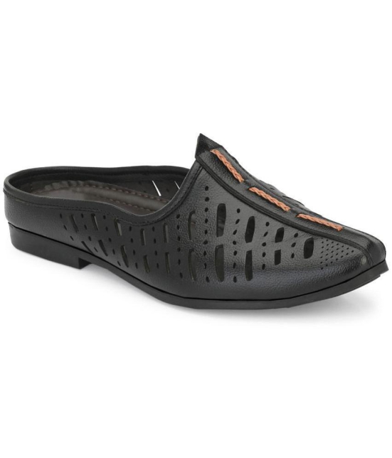 Leeport - Black Mens Jutti - None