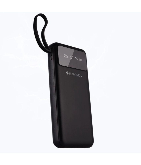 Zebronics 10000 -mAh 10W Li-Ion Power Bank - Black