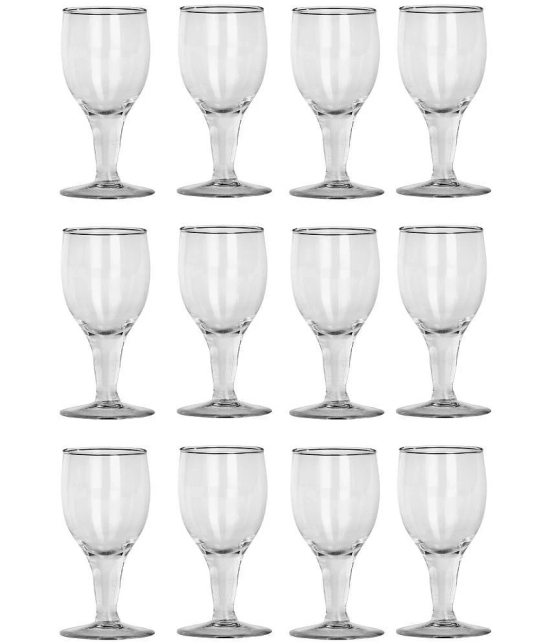 Somil Wine  Glasses Set,  180 ML - (Pack Of 12)