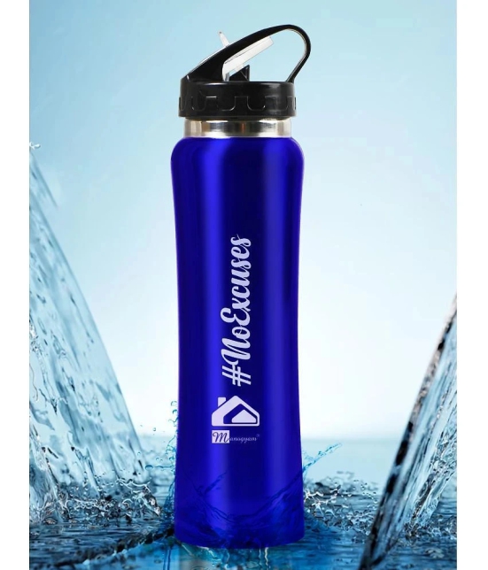 Manogyam Stainless Steel Blue 750 mL Sipper ( Pack of 1 ) - Blue