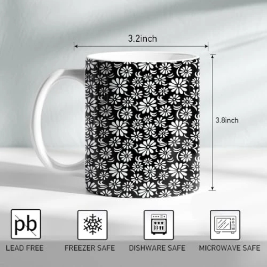 ForVano Beautiful Mug Featuring a Vibrant, Abstract Design with a Gradient of Colors