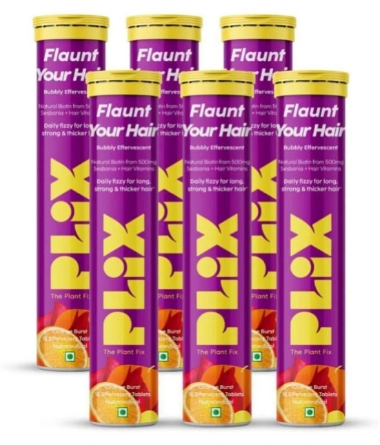 The Plant Fix Plix Heavenly Hair With Natural Biotin(6 x 15 Tablets)