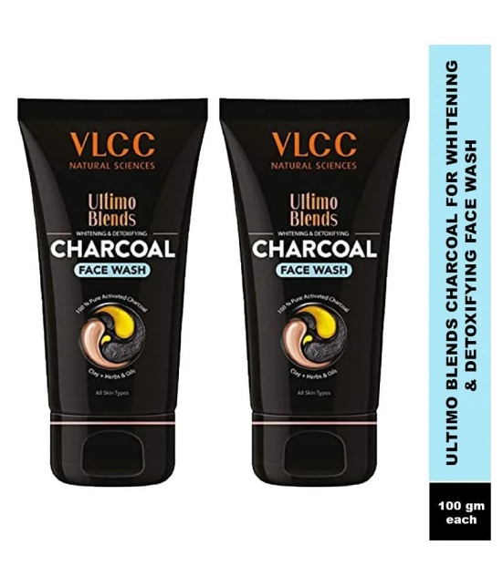 VLCC Ultimo Blends Charcoal Face Wash 100 ml & Charcoal Peel Off Mask 100 g (Pack of 2)