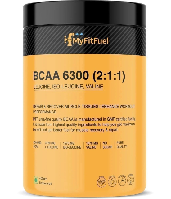 MyFitFuel BCAA 6300 2:1:1, Leucine, Isoleucine & Valine 400 gm