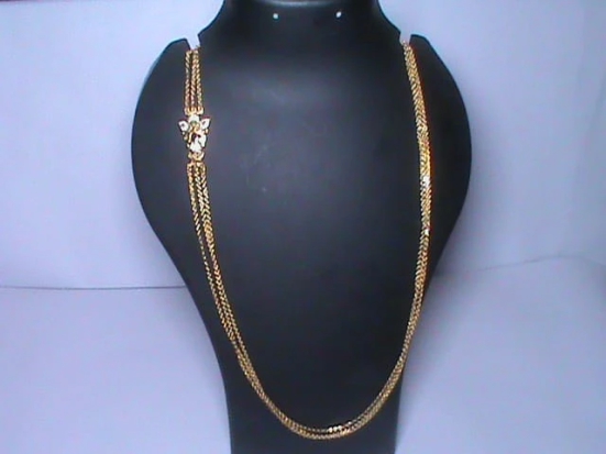 Gold Plated Traditional Long Necklace