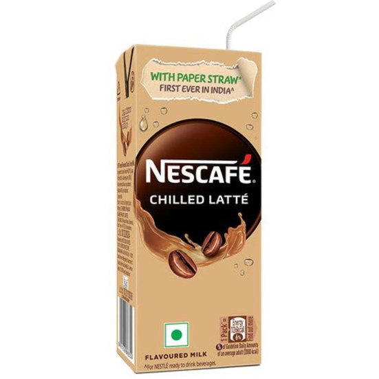 Nescafe Ready To Drink Chilled Latte Cold Coffee - Flavoured Milk, 180 ml