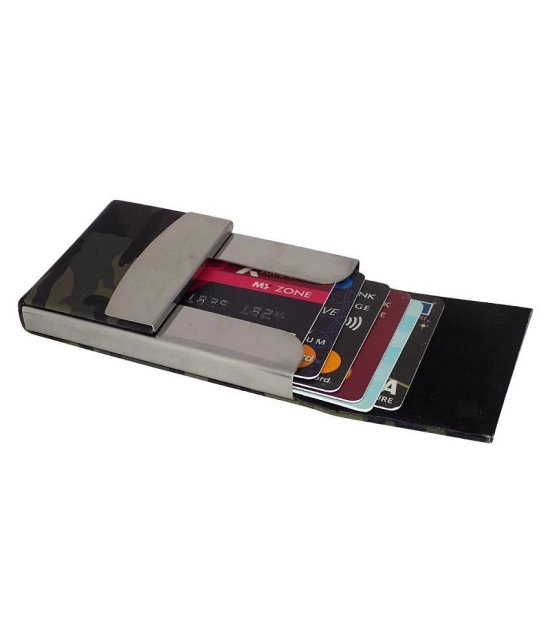 Style 98 Bi-Fold Steel Green ATM Card Holder - Green