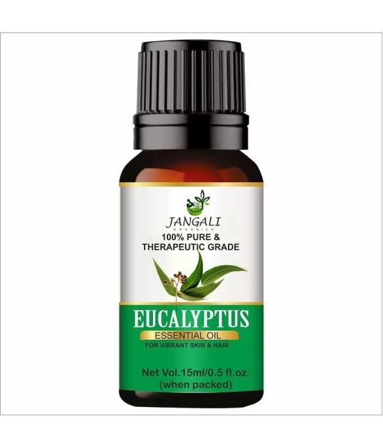 PURE Jangali ORGANICS Eucalyptus Oil PURE & Natural Essential Oil For Skin 15ML