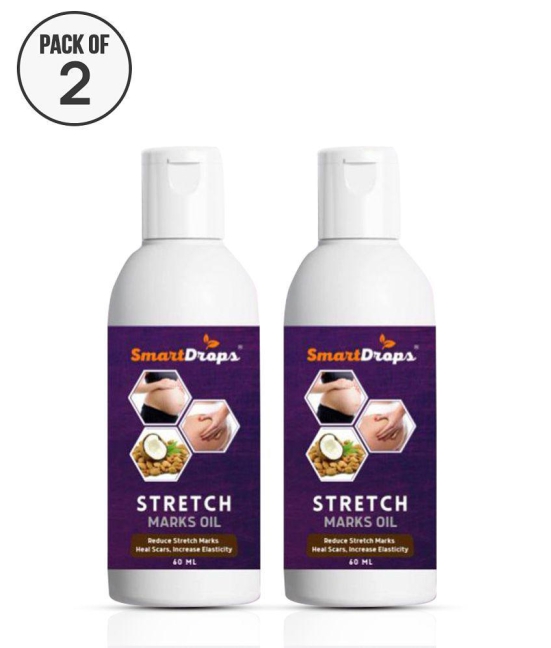 Smartdrops Smartdrops Stretch Mark Remover Shaping & Firming Oil 60 mL - Pack of 2