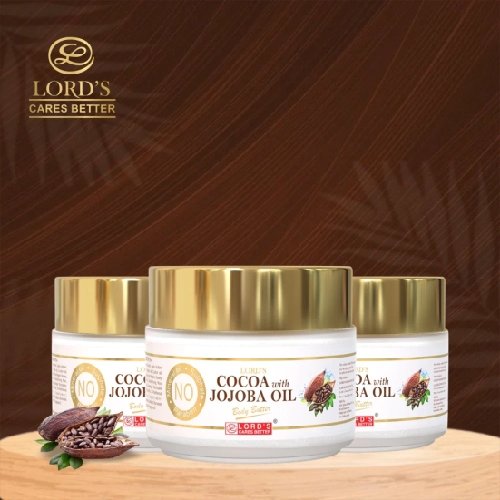 Cocoa with Jojoba Oil Body Butter Pack of 3 (300ml)