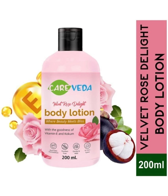 CareVeda Velvet Delight Body Lotion, For Combination Skin, 200ml