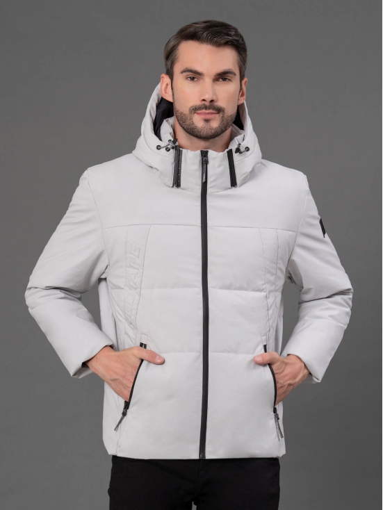 RedTape Hooded Jacket for Men | Padded & Detachable Hood | Enhanced Comfort