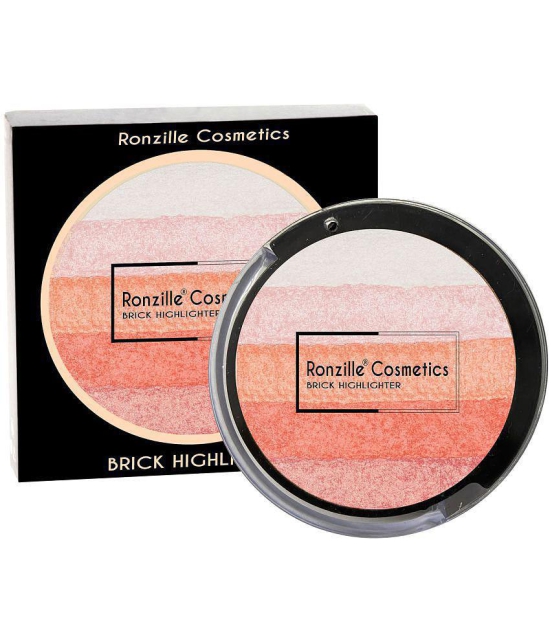 Ronzille Baked Blusher Shimmerr brickk highlighter -02