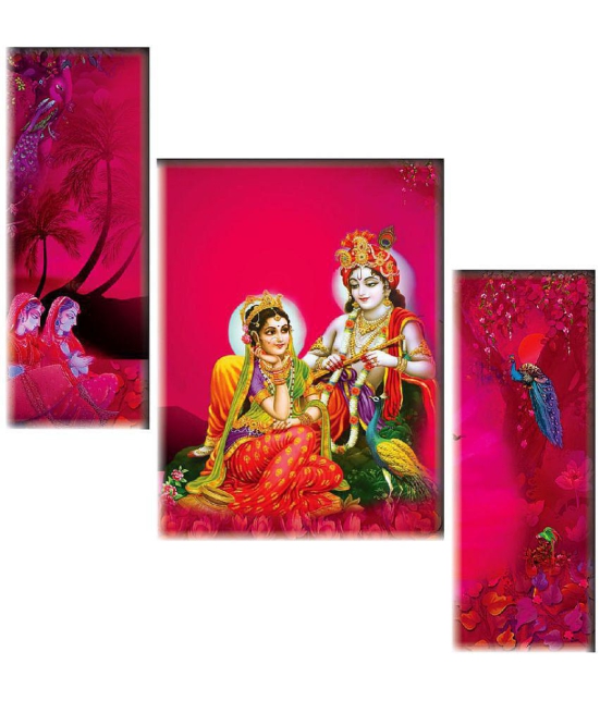 Saf Radha krishna modern art MDF Painting Without Frame