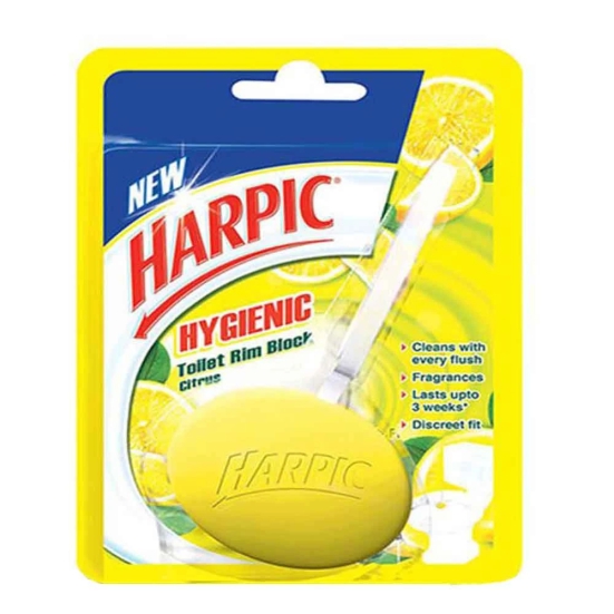 Harpic Hygienic Toilet Rim Block - Citrus, 26 Gm