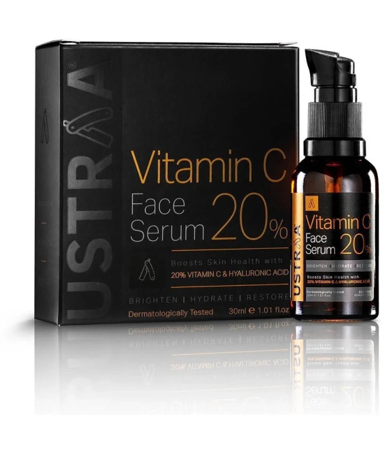 Ustraa 20% Vitamin C Face Serum with Hyaluronic Acid - 30 ml