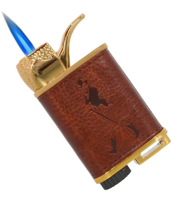 JMALL - Brown Aluminium Cigarette Lighter ( Pack of 1 ) - Brown