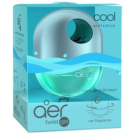 Godrej Aer Cool Surf Blue Twist Gel Car Fragrance 45G